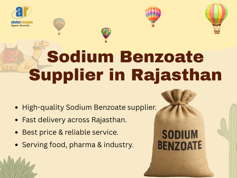 sodium benzoate supplier in Rajasthan