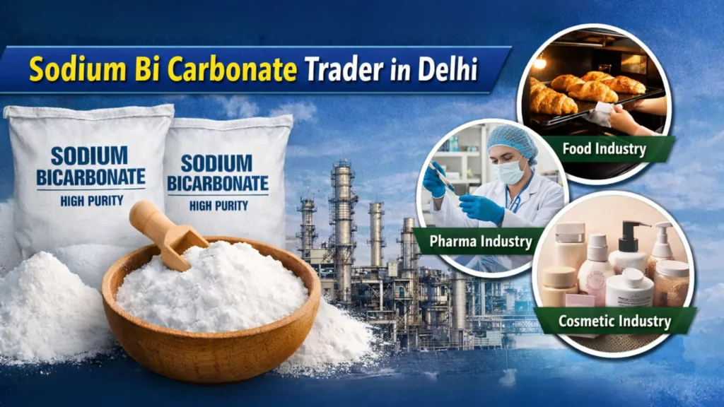 Trusted Sodium Bicarbonate Dealer in Delhi for Food, Pharma and Cosmetic Industry